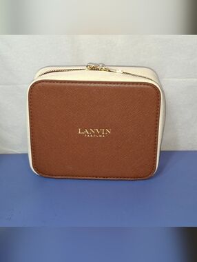  Lanvin Parfums Travel Pouch / Cosmetic Case- NWOT